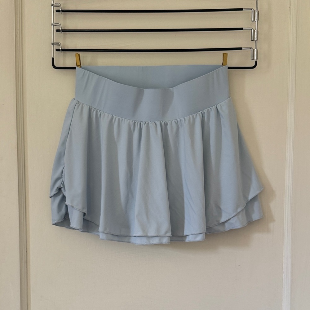 Light Blue Flowy Swim Skort Size Small